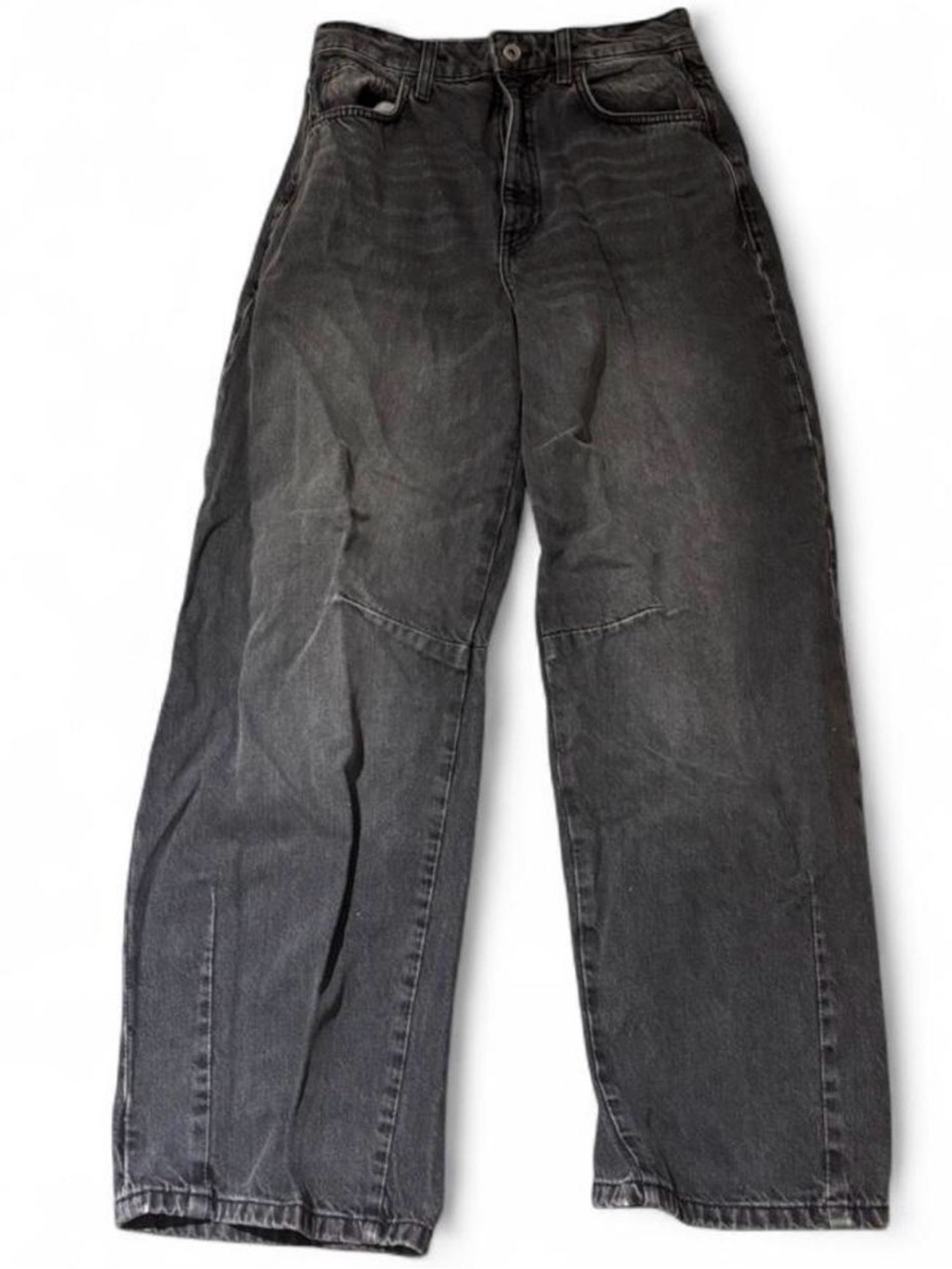 💫Zara Washed Black Baggy Wide Leg Jeans